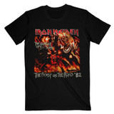 Iron Maiden Unisex T-Shirt Number Of The Beast The Beast On The Road Vintage