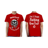 Motorhead Unisex T-Shirt Christmas 2017 (Back Print)