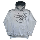 Fleetwood Mac Unisex Pullover Hoodie Sweatshirt Classic Logo Grey