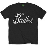 The Beatles Unisex T-Shirt Bug Logo Black