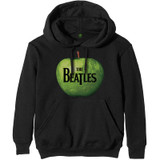 The Beatles Unisex Pullover Hoodie Sweatshirt Apple Logo Black