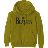 The Beatles Unisex Pullover Hoodie Sweatshirt Drop T Logo Green