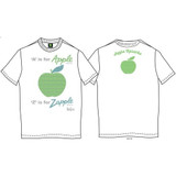 The Beatles Unisex T-Shirt A is for Apple (Back Print) White