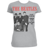 The Beatles Women's T-Shirt Please, Please Me Grey