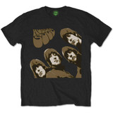 The Beatles Unisex T-Shirt Rubber Soul Sketch