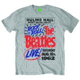 The Beatles Unisex T-Shirt 1962 Rock n Roll Grey