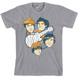 The Monkees Unisex T-Shirt Vinyl Heads