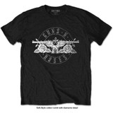 Guns N Roses Unisex T-Shirt Circle Logo (Diamante)
