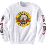 Guns N Roses Unisex Sweatshirt Classic Text & Logos (Sleeve Print)