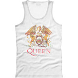 Queen Unisex Vest T-Shirt Classic Crest