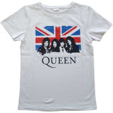 Queen Kids T-Shirt Vintage Union Jack White