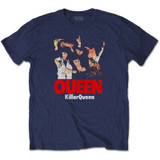 Queen Unisex T-Shirt Killer Queen Navy