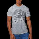 Queen Unisex T-Shirt Crest (Wash Collection)