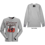 Slipknot Unisex Long Sleeve T-Shirt Self-Titled (Back Print)