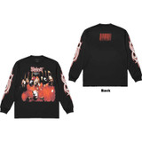Slipknot Unisex Long Sleeve T-Shirt Spit it Out (Back & Sleeve Print)