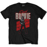 David Bowie Unisex T-Shirt Red Sax