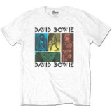 David Bowie Unisex T-Shirt Mick Rock Photo Collage