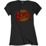 David Bowie Women's T-Shirt Diamond Dogs Vintage