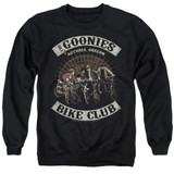 The Goonies Bike Club Adult Crewneck Sweatshirt Black