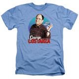 Seinfeld George Adult Heather T-Shirt Light Blue