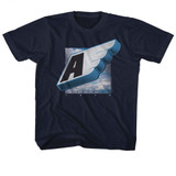 Aerosmith 1973 Wing Navy Youth T-Shirt