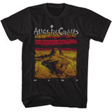 Alice In Chains Dirt Album Art Black T-Shirt