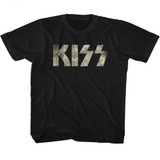 Kiss Logo Black Youth T-Shirt