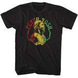 Peter Tosh Rasta Colors Black T-Shirt