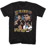 Muhammad Ali Collage Black T-Shirt