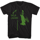 Bela Lugosi Talk To The Hand Black T-Shirt