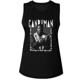 Candyman Bee Border Black Women's Muscle Tank Top