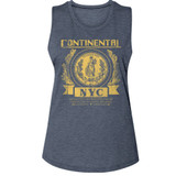 John Wick Continental NYC Antique Denim Women's Muscle Tank Top