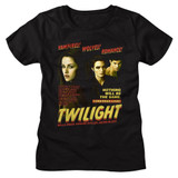 Twilight Vampires Wolves Romance Black Women's T-Shirt