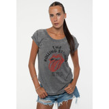 The Rolling Stones Women's T-Shirt New York City 75 (Burnout)