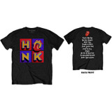 The Rolling Stones Unisex T-Shirt Honk Album Track list (Back Print)