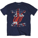 The Rolling Stones Unisex T-Shirt British Flag Tongue