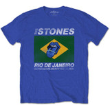 The Rolling Stones Unisex T-Shirt Copacabana Blue