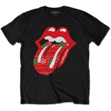 The Rolling Stones Unisex T-Shirt Christmas Tongue