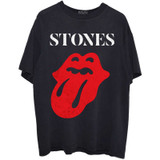 The Rolling Stones Unisex T-Shirt Sixty Classic Vintage Solid Tongue