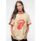 The Rolling Stones Unisex Ringer T-Shirt US Tour '78
