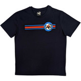 The Jam Unisex T-Shirt Target Stripe Navy