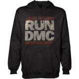 Run DMC Unisex Pullover Hoodie Sweatshirt Logo