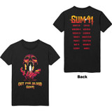 Sum 41 Unisex T-Shirt Out For Blood (Back Print)