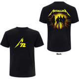 Metallica Unisex T-Shirt 72 Seasons Strobes Photo (Back Print)