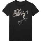 Roy Orbison Unisex T-Shirt Guitar & Logo