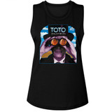 Toto Mindfields Black Women's Muscle Tank Top T-Shirt