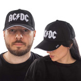 AC/DC Unisex Baseball Hat Cap White Logo