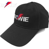 David Bowie Unisex Baseball Hat Cap Aladdin Sane Bolt Logo