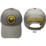 Guns N Roses Unisex Baseball Hat Cap Circle Logo (Grey)