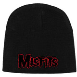 Misfits Unisex Beanie Hat Red Logo